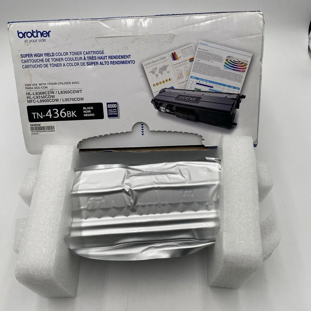 New Genuine‎ Sealed Brother TN-460 Black High Yield Toner
